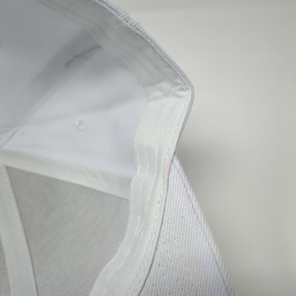 EBCREATE Patch Slideback Hat White One Size Adjustable Embroidered - Picture 10 of 10